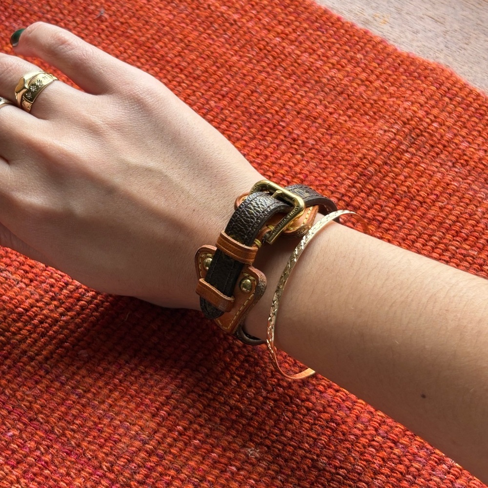 Louis Vuitton Vintage Theda Buckle Bracelet
